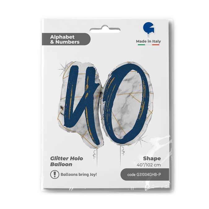 Marble Mate Numbers 40 Blauw