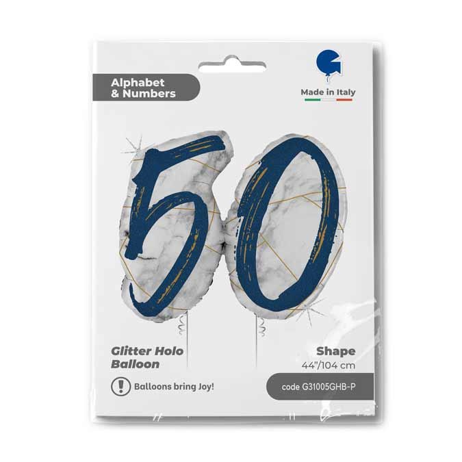Marble Mate Numbers 50 Blauw