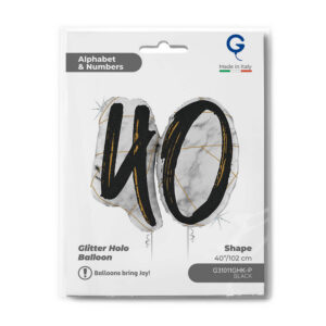 Marble Mate Numbers 40 Black