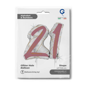 Marble Mate Numbers 21 Rose Gold