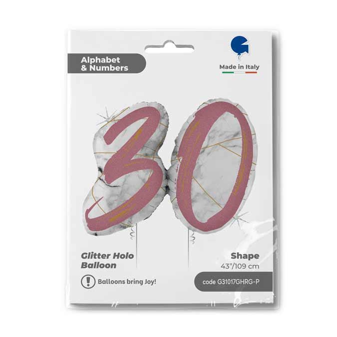 Marble Mate Numbers 30 Rosé Goud