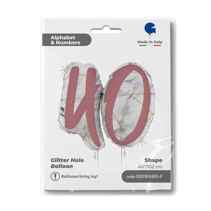 Marble Mate Numbers 40 Rosé Goud