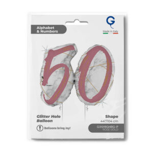 Marble Mate Numbers 50 Rose Gold