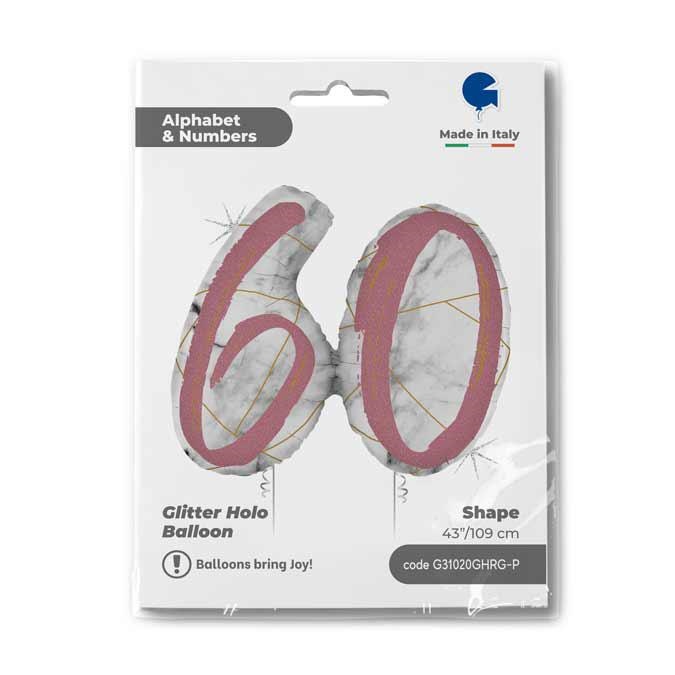 Marble Mate Numbers 60 Rosé Goud