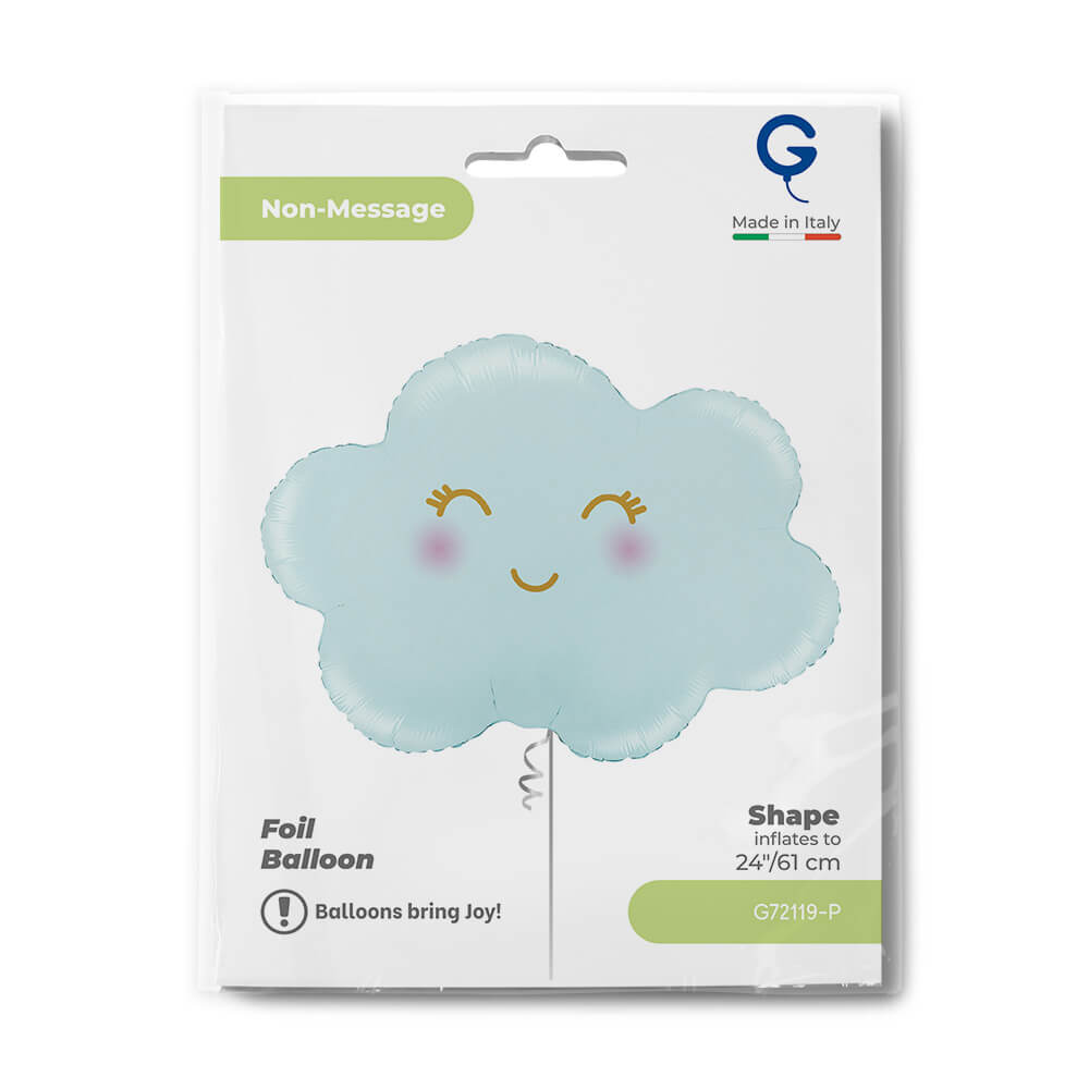 Cloud Satin Pastel Blauw - Afbeelding 2