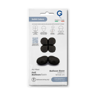 Base Drops Medium 19inc Satin Fumé Black