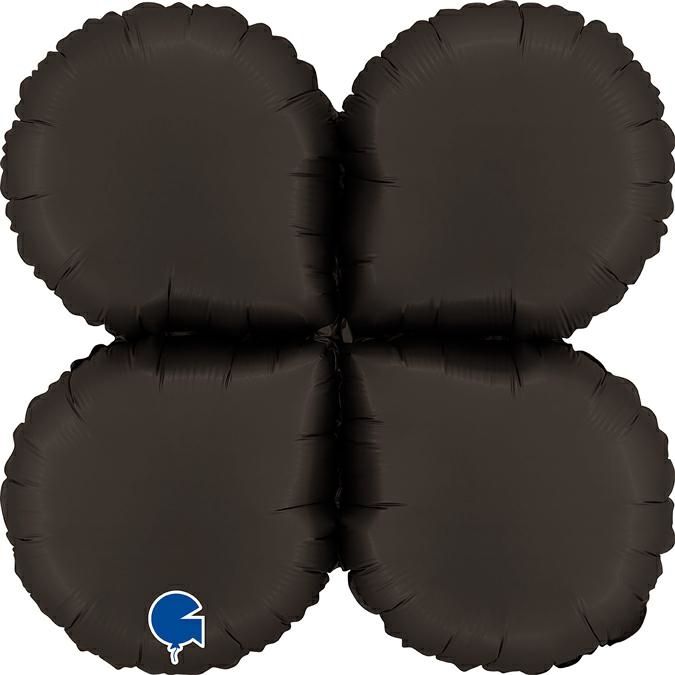 Base Drops Medium 48cm Satin Fumé Zwart