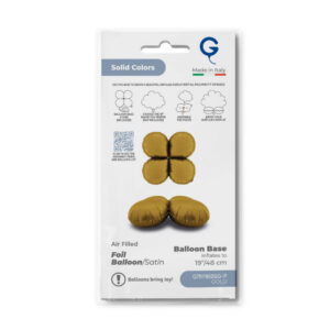 Base Drops Medium 19inc Satin Gold