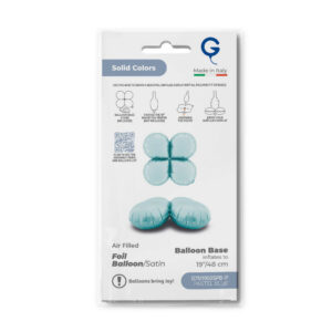 Base Drops Medium 19inc Satin Pastel Blue