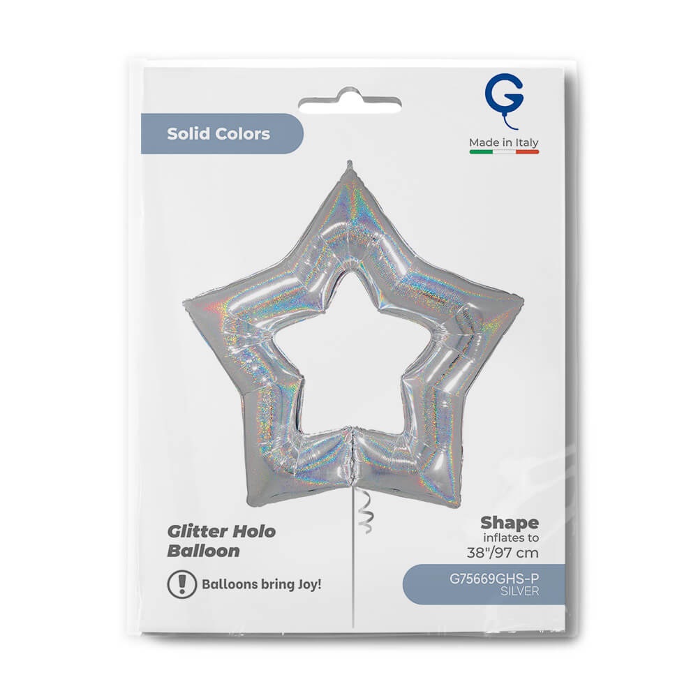 Linky Ster Glitter Zilver - Afbeelding 2