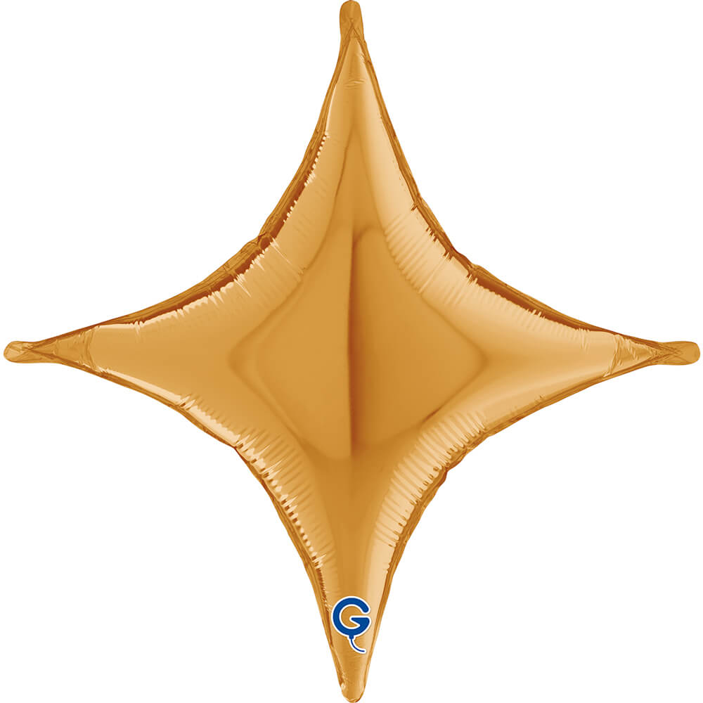 Deco-Concave Cross Goud (45cm - Metallized)