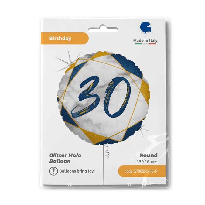 R18 Marble Mate 30 Blauw