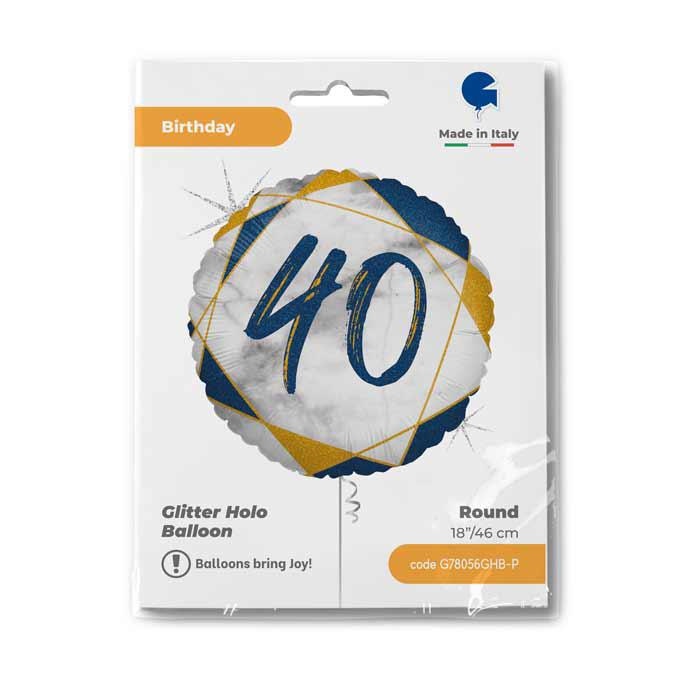 R18 Marble Mate 40 Blauw