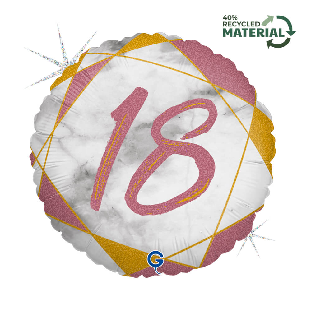 R18 Marble Mate 18 Rosé Goud