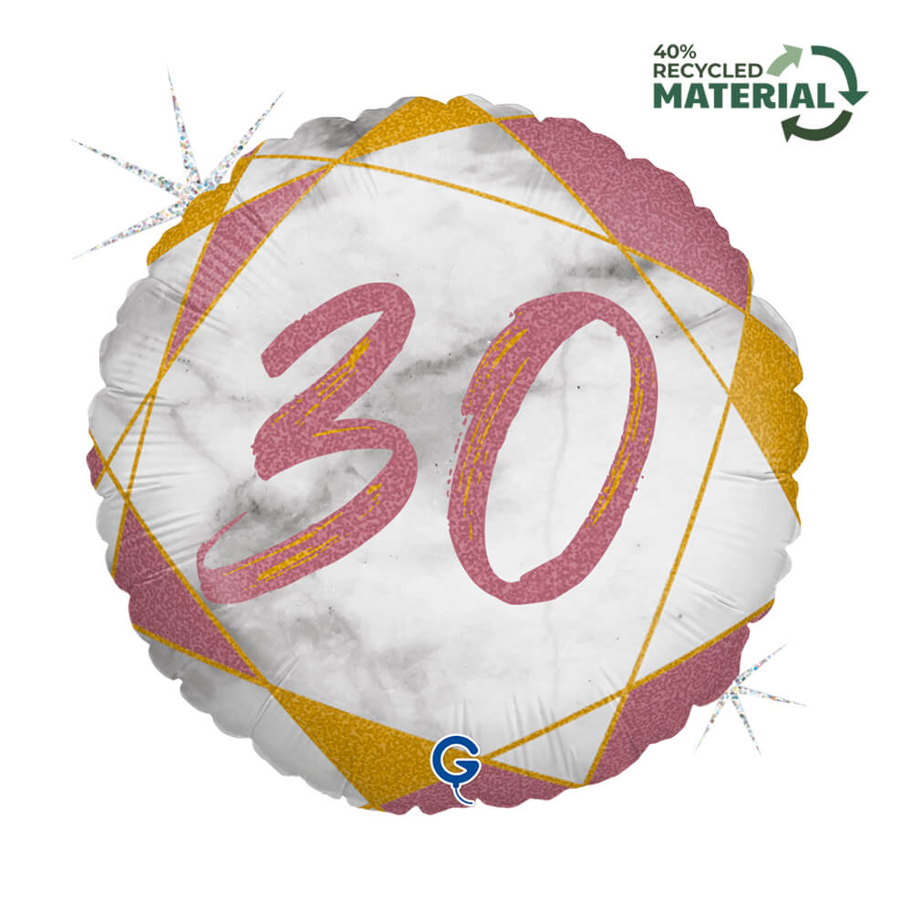 R18 Marble Mate 30 Rosé Goud