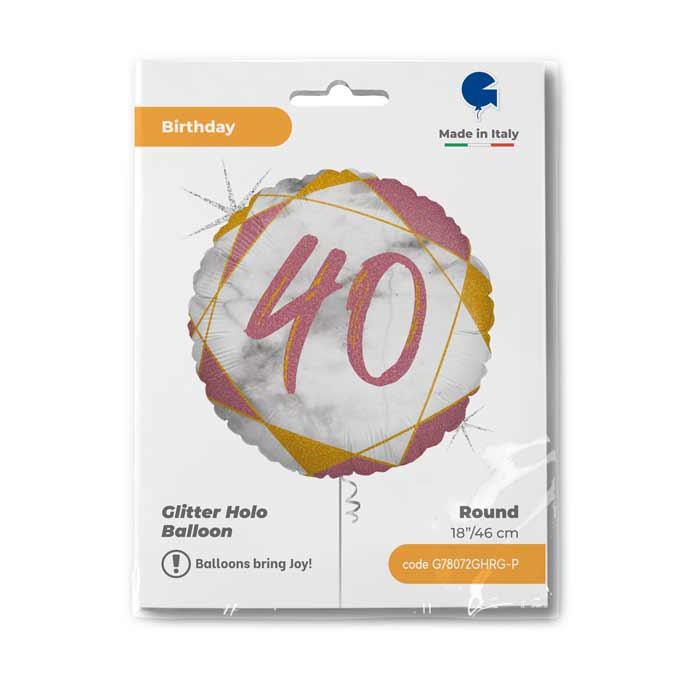 R18 Marble Mate 40 Rosé Goud