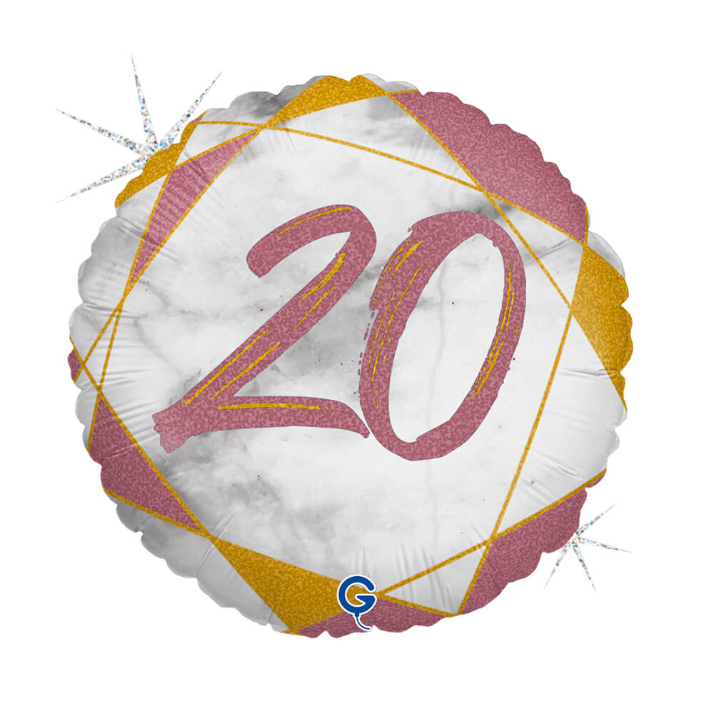 R18 Marble Mate 20 Rosé Goud