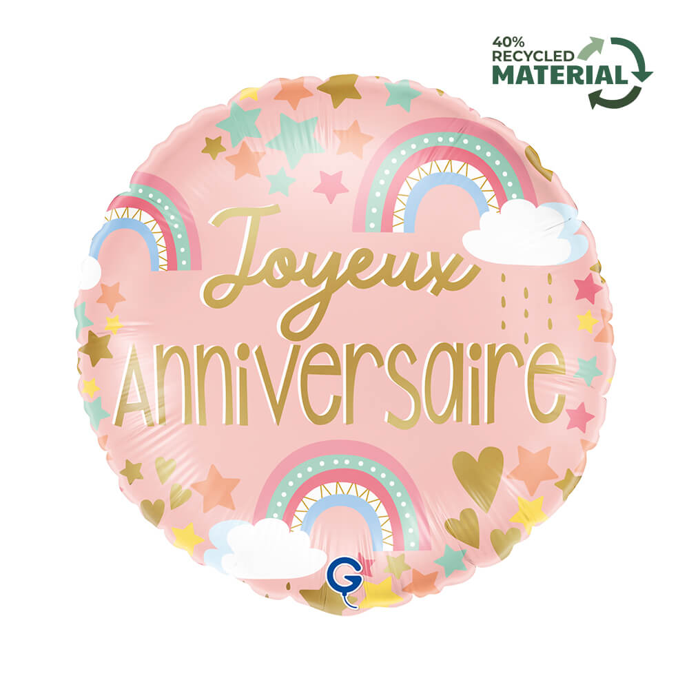 R18 Joyeux Anniv Arc-en-ciel