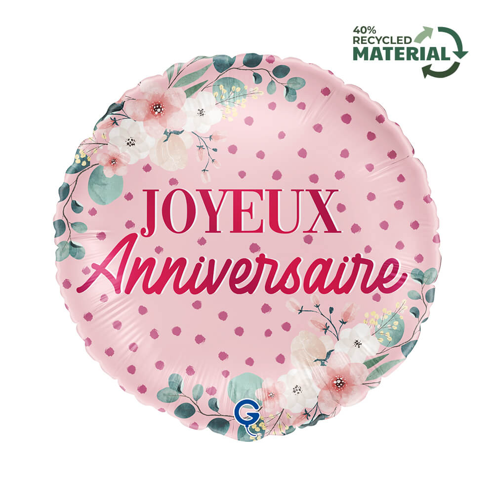 R18 Joyeux Anniv Fleurs