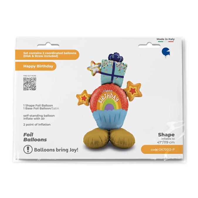 The Standups - Regenboog Cupcake