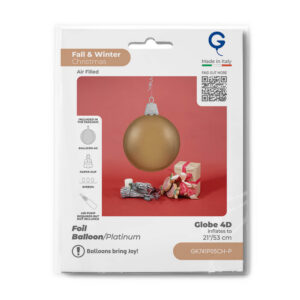 Christmas Ball Platinum Champagne 4D