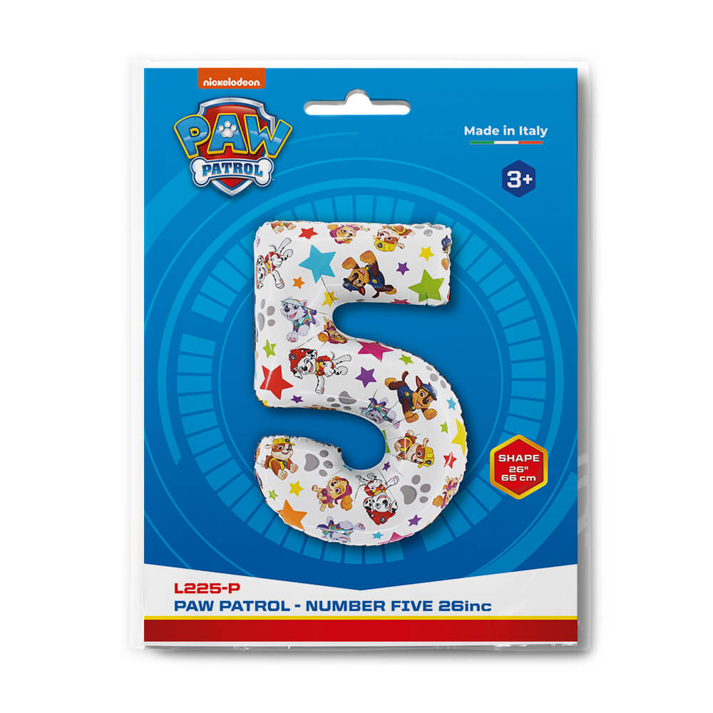 Paw Patrol - Cijfer Five 66cm - Afbeelding 2