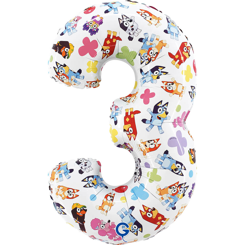 Bluey - Cijfer Three 66cm