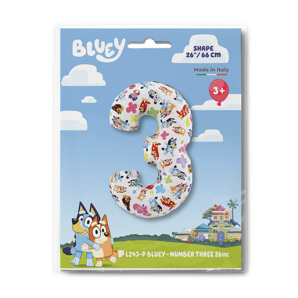 Bluey - Cijfer Three 66cm - Afbeelding 2