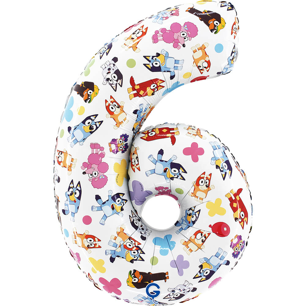 Bluey - Cijfer Six 66cm