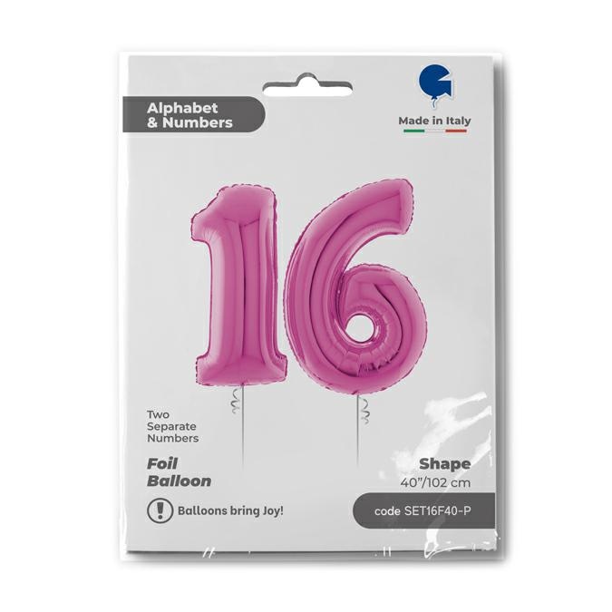 Set n. 16 Fuxia 102cm