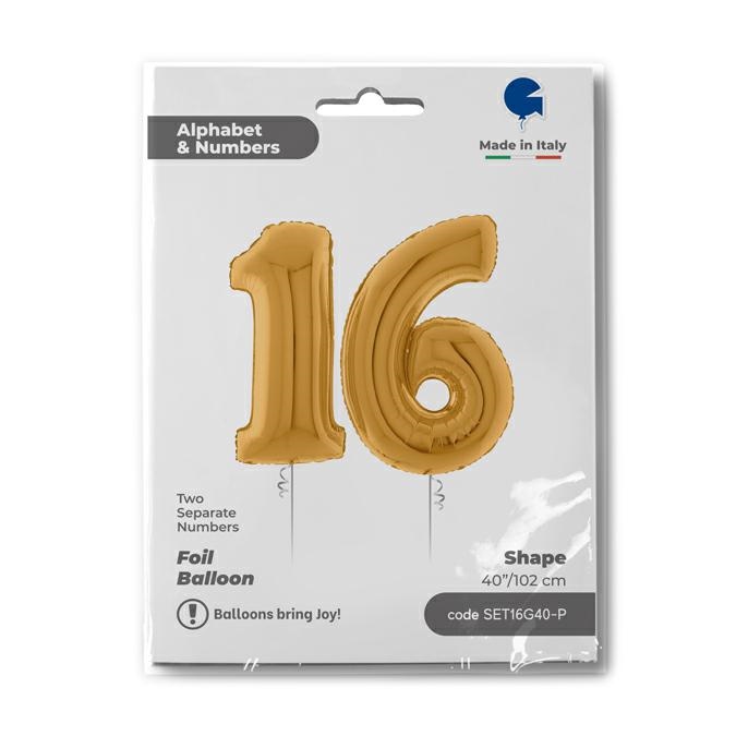 Set n. 16 Goud 102cm