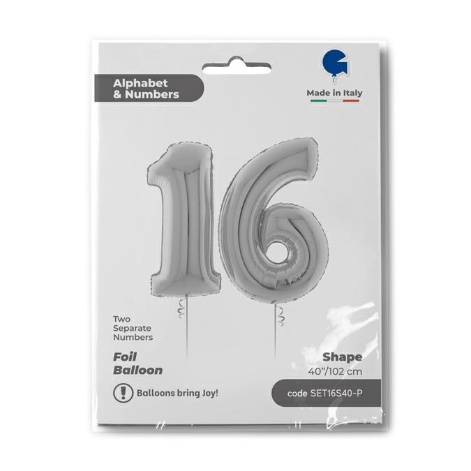 Set n. 16 Zilver 102cm