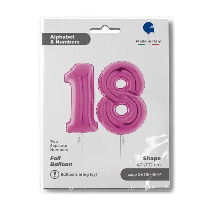 Set n. 18 Fuxia 102cm