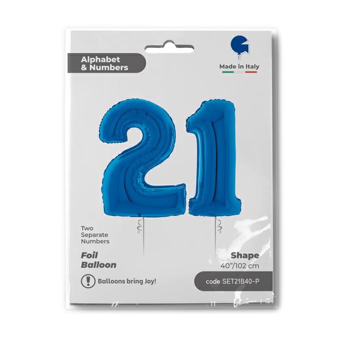 Set n. 21 Blauw 102cm