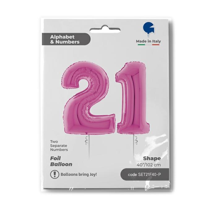 Set n. 21 Fuxia 102cm