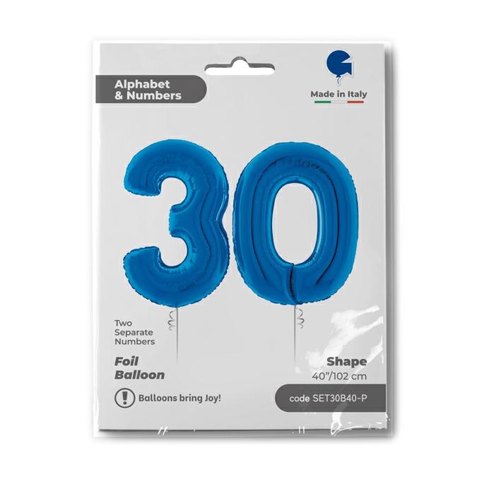 Set n. 30 Blauw 102cm