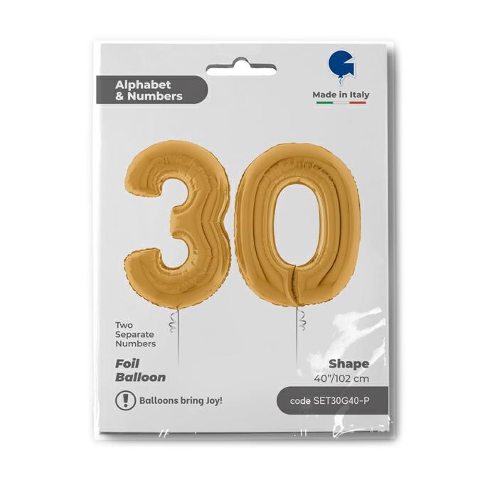 Set n. 30 Goud 102cm