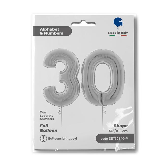 Set n. 30 Zilver 102cm