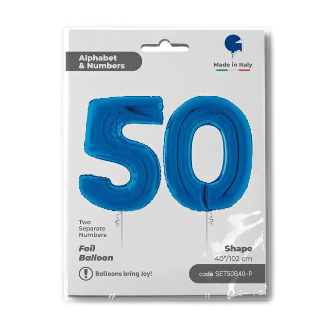 Set n. 50 Blauw 102cm