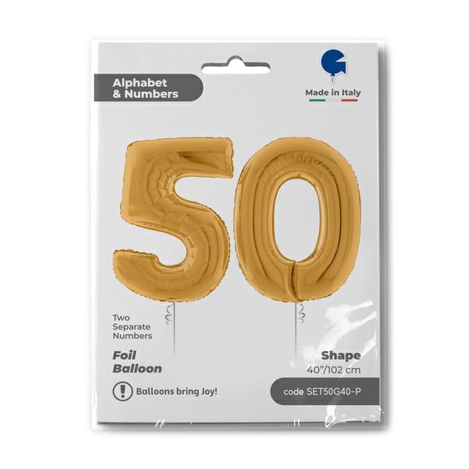 Set n. 50 Goud 102cm