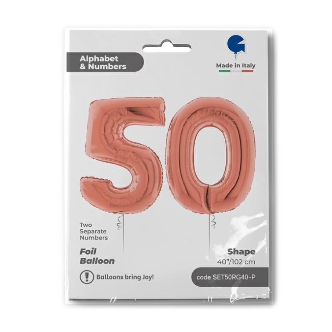 Set n. 50 Rosé Goud 102cm