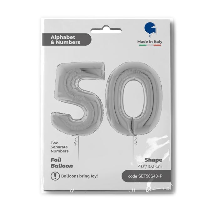 Set n. 50 Zilver 102cm