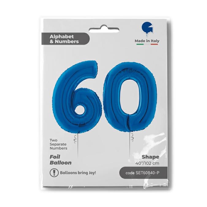 Set n. 60 Blauw 102cm