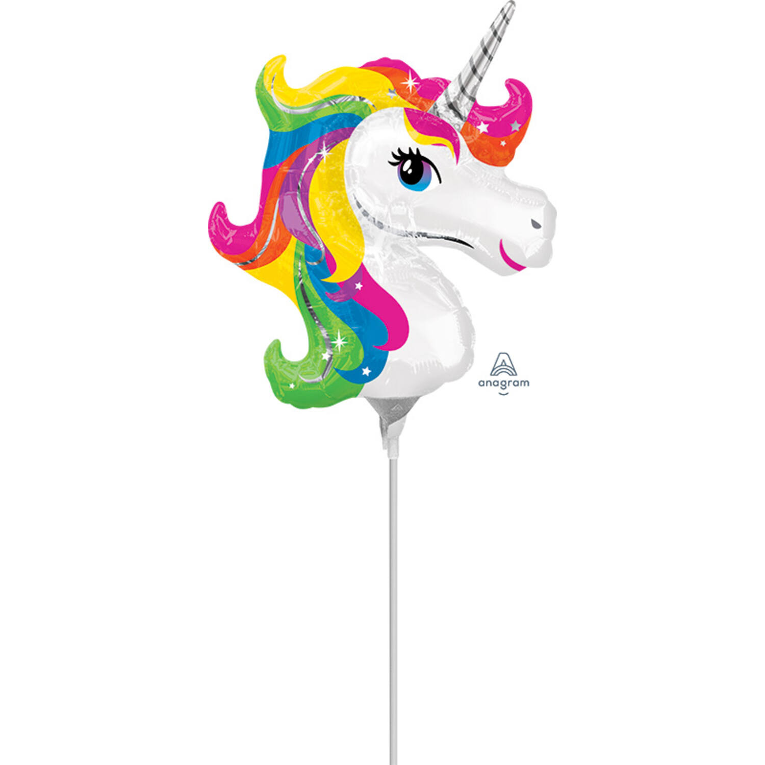 Mini Regenboog Unicorn 22x25 (23cm)