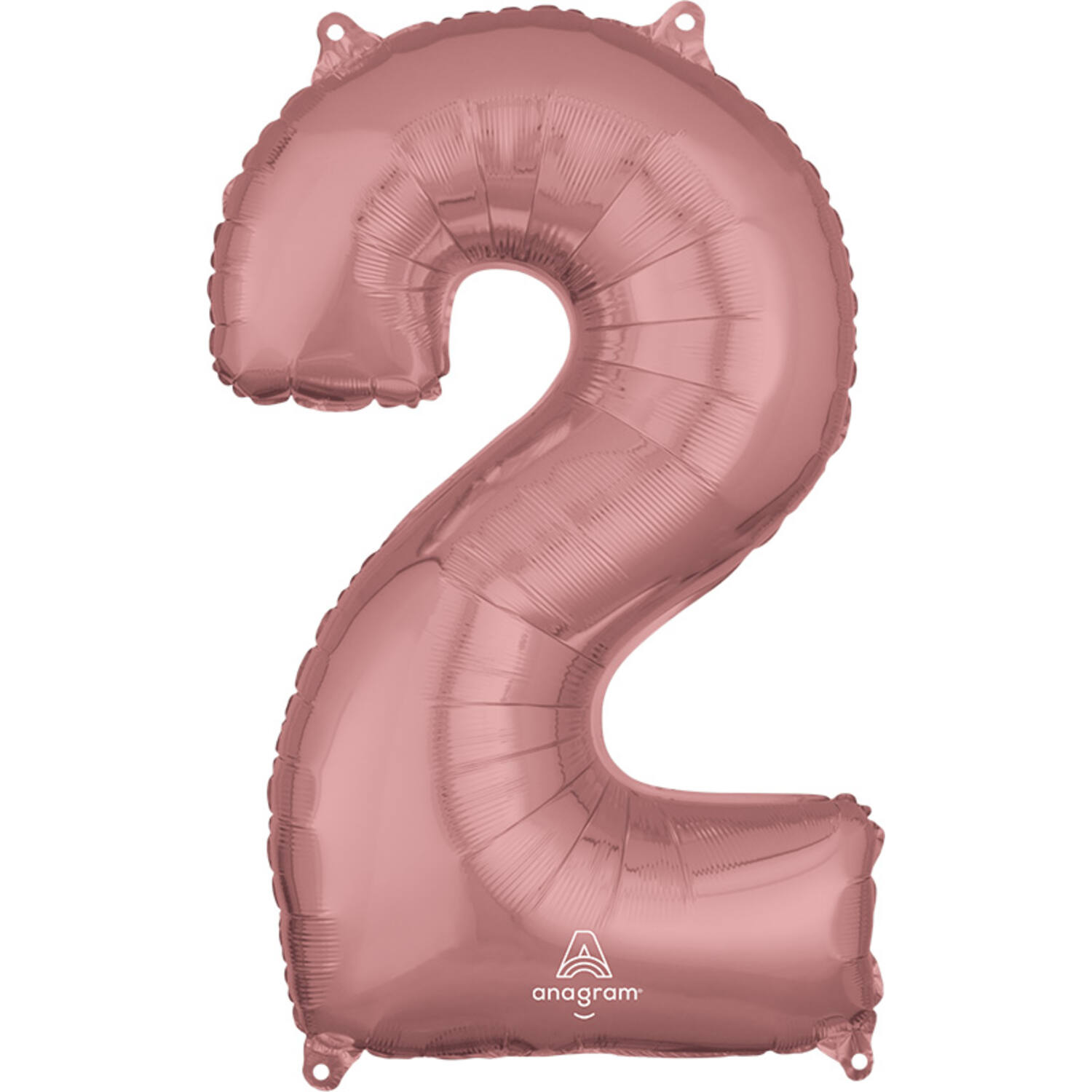 Cijfer 2 Rosé Goud 43x66c (66cm)