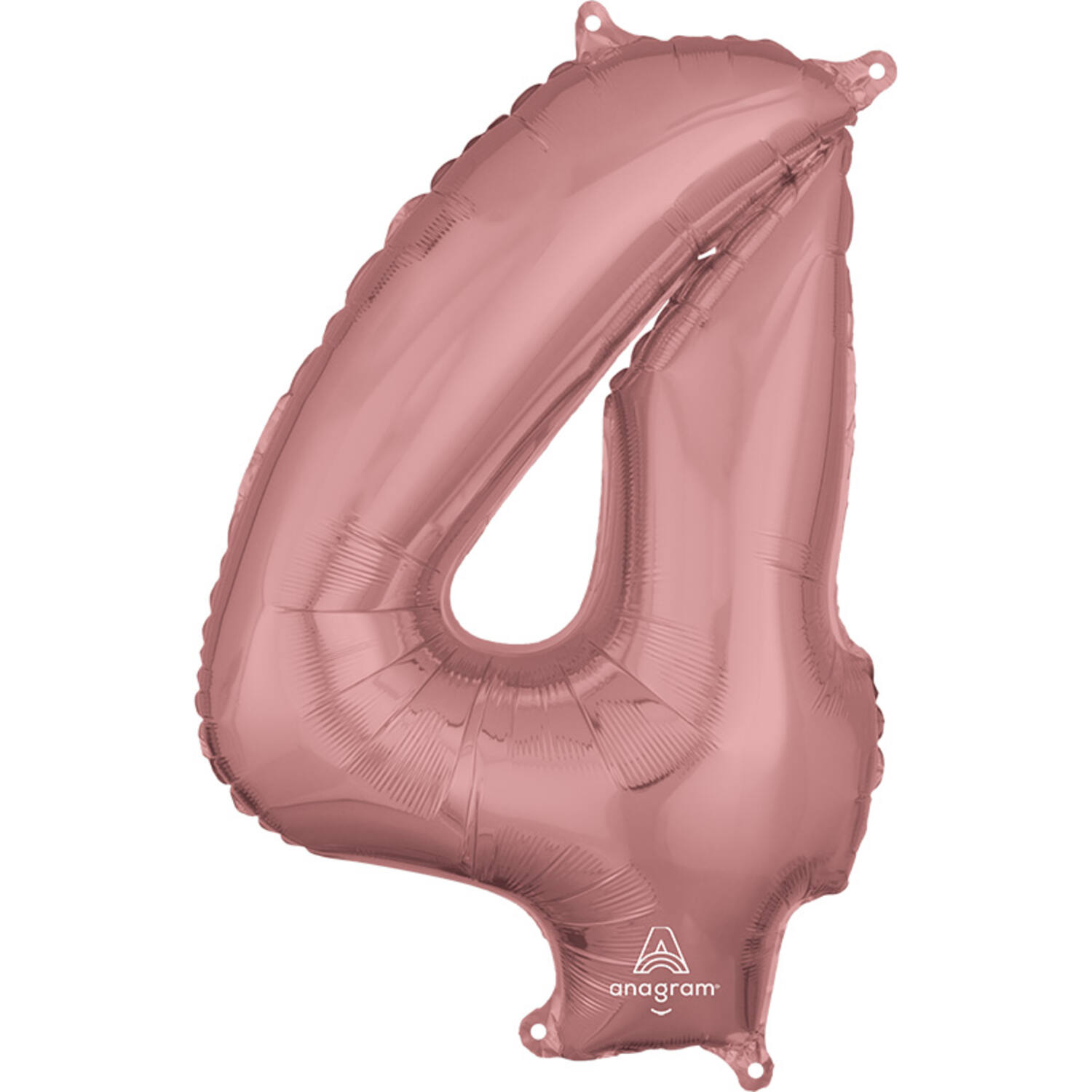 Cijfer 4 Rosé Goud 45x66c (66cm)