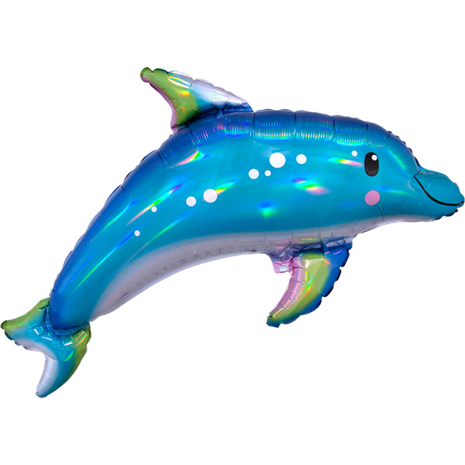 Shape Holo Iri Blauw Dolphin 73x68