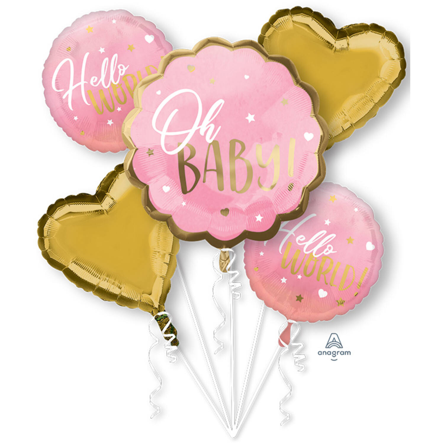 Bouquet Roze Baby Girl