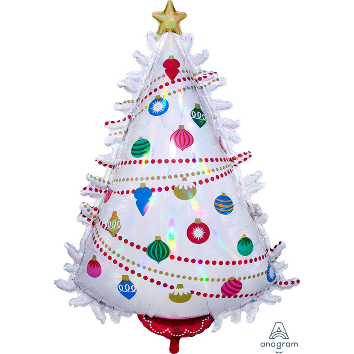 Shape Iridscnt Christmas Tree 66x91