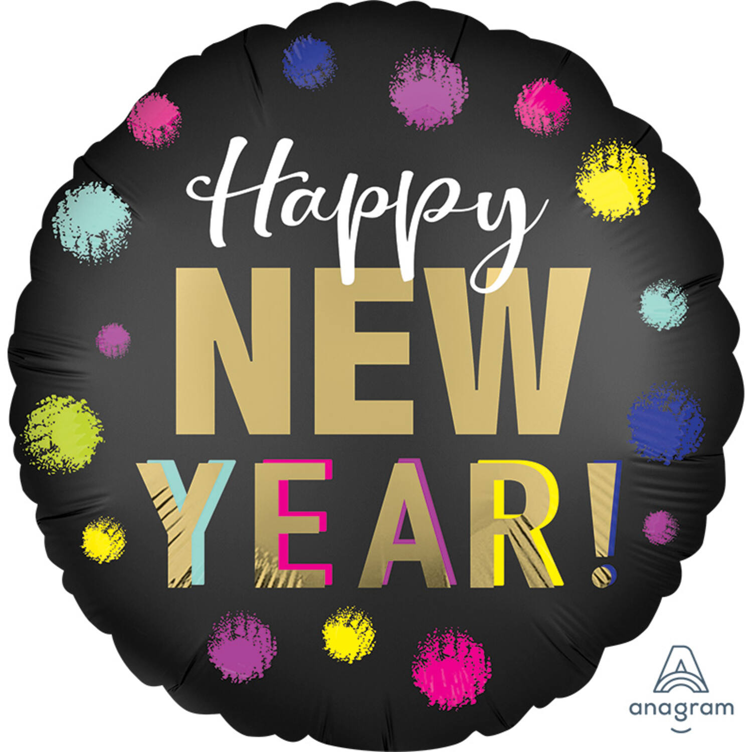 Satin Dotted New Year (45cm)